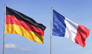 Drapeaux France Allemagne