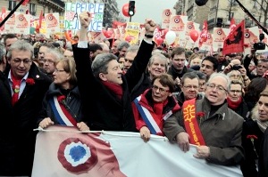 Le Front de Gauche à la Bastille