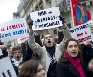 Manif anti mariage pour tous