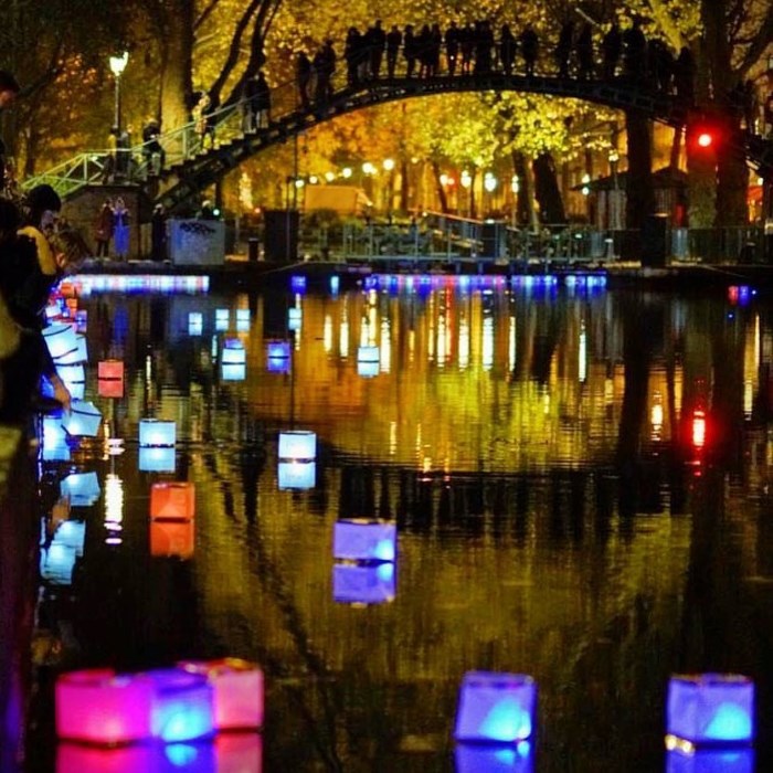 lanternes canal Saint Martin