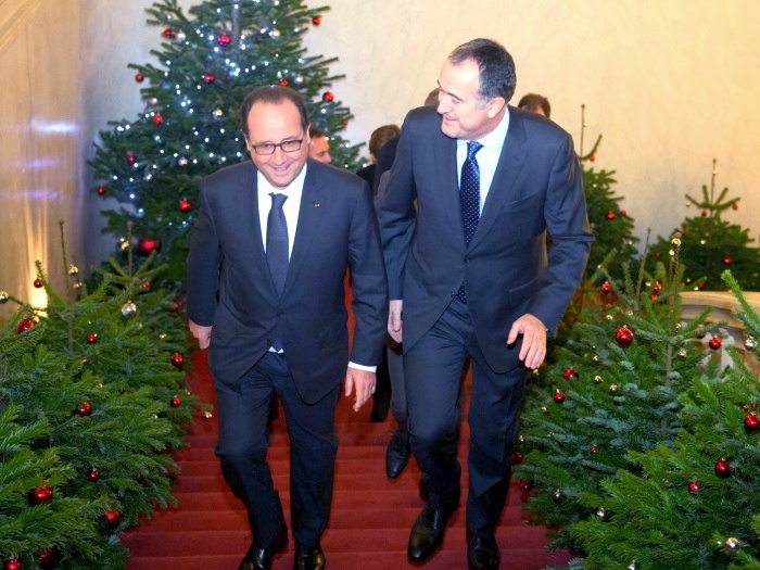 François Hollande au Sénat